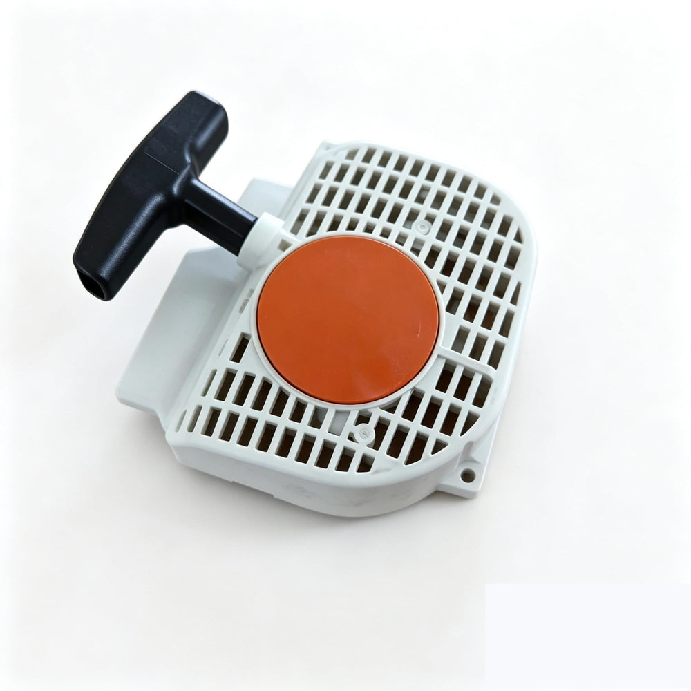 PHKO recoil starter installed on a Stihl chainsaw restoring reliable starts
