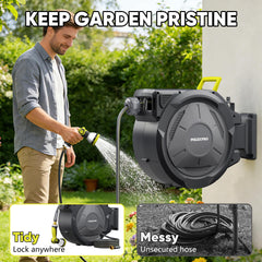 PHLEX PRO hand-held 10-pattern nozzle showing spray versatility benefit