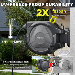 PHLEX PRO side view highlighting swivel bracket and flexible reach benefit