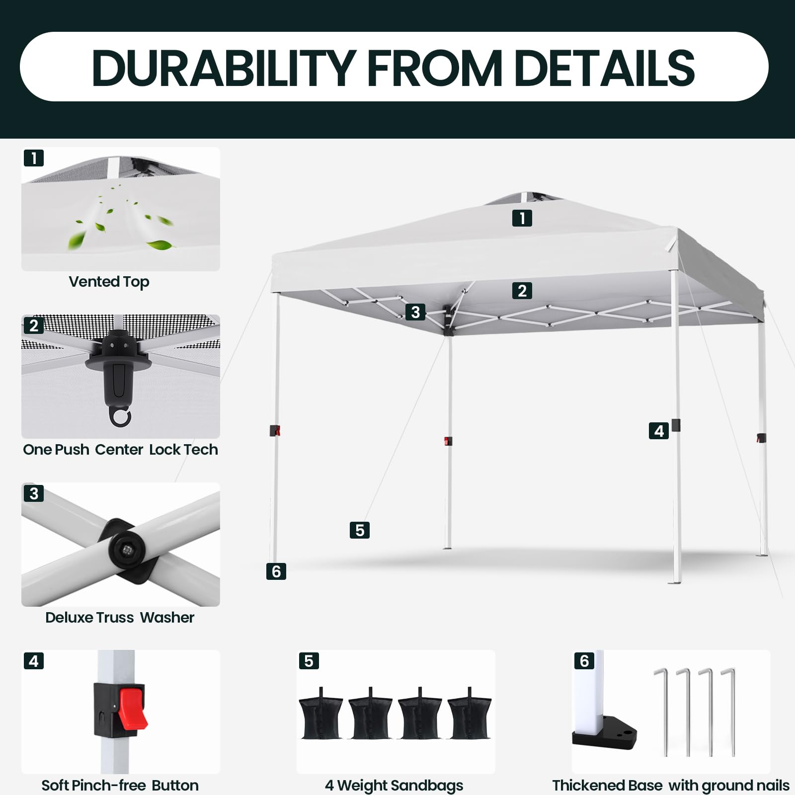 PHONWHON detachable wheels attached for easy moving and transport