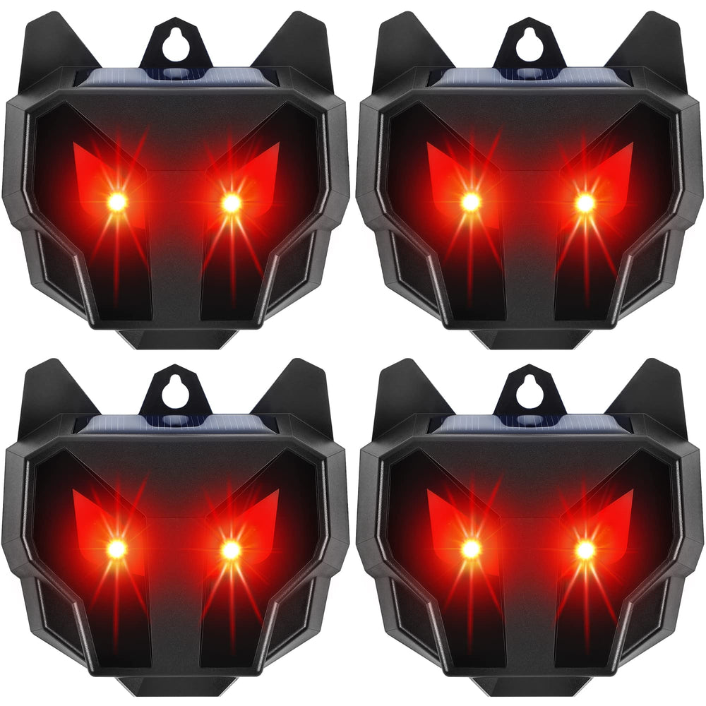 Phosooy front packaging showing four predator eye units protecting perimeter