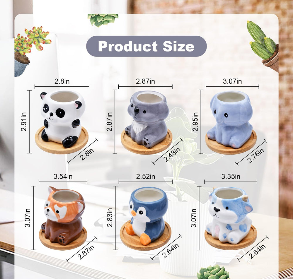 Photken cow planter close-up of glossy ceramic texture and cute face for charm