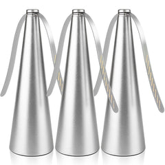 PIAOPIAONIU front view silver fly fan showing compact design and table protection