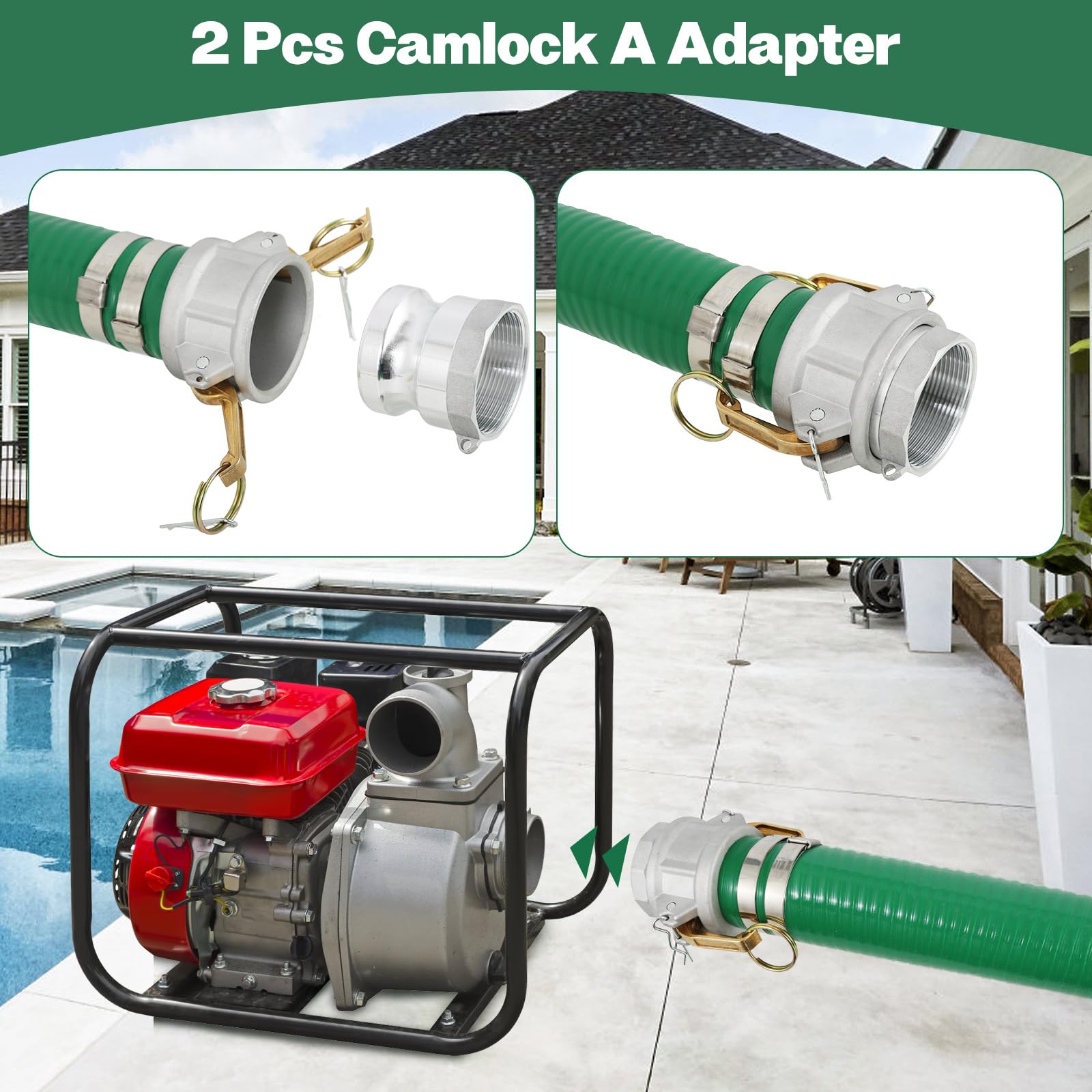 Picatu steel round strainer detail protecting pump from debris