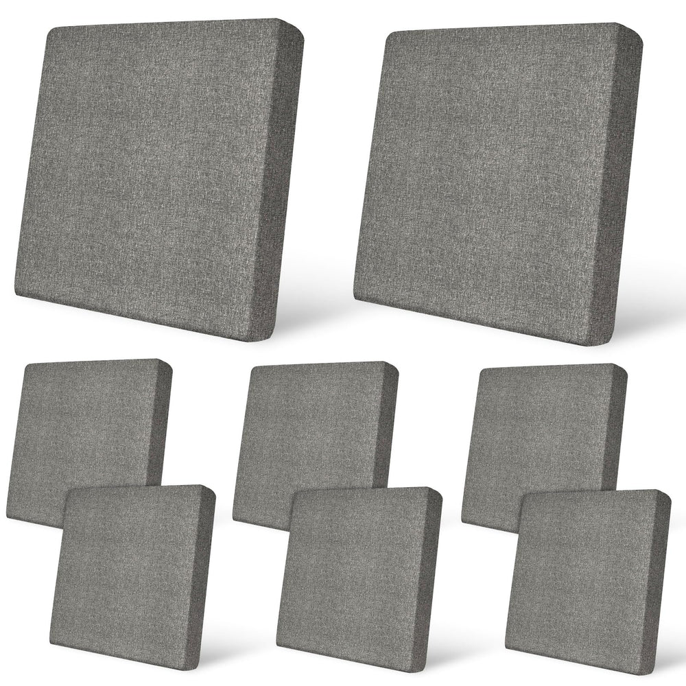 pickyNproud front view eight-piece cover set protecting patio cushions
