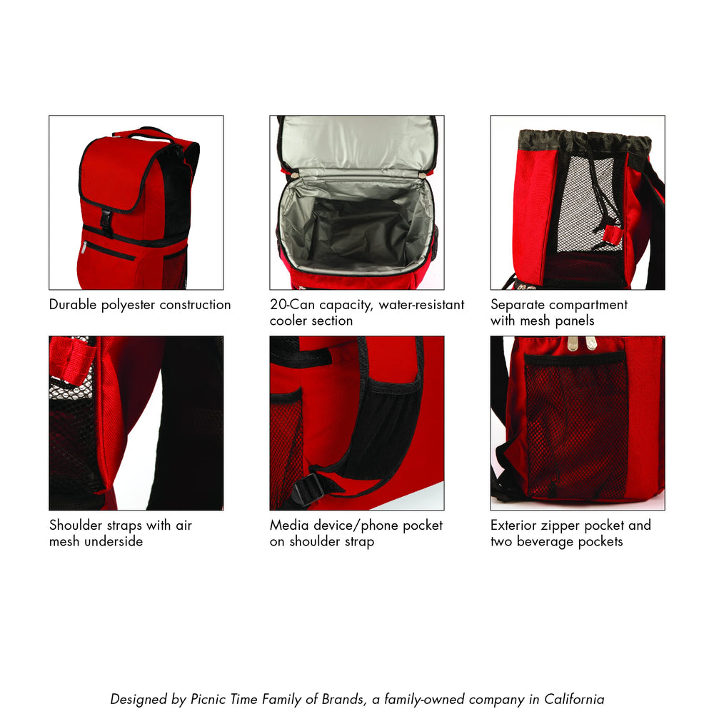 PICNIC TIME Zuma side beverage pockets securing bottles for hands-free carry