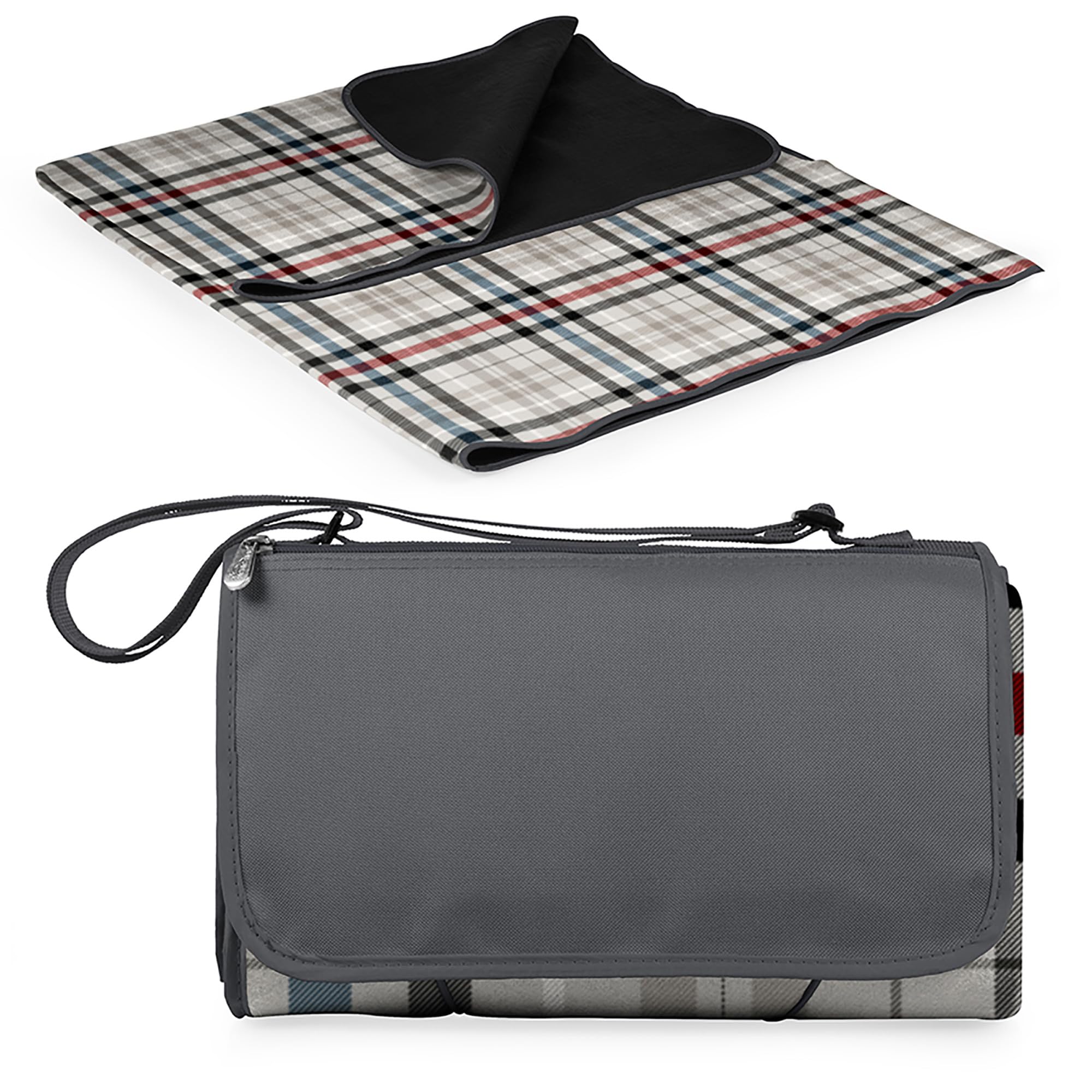 PICNIC TIME front folded tote showing compact carry and storage benefit