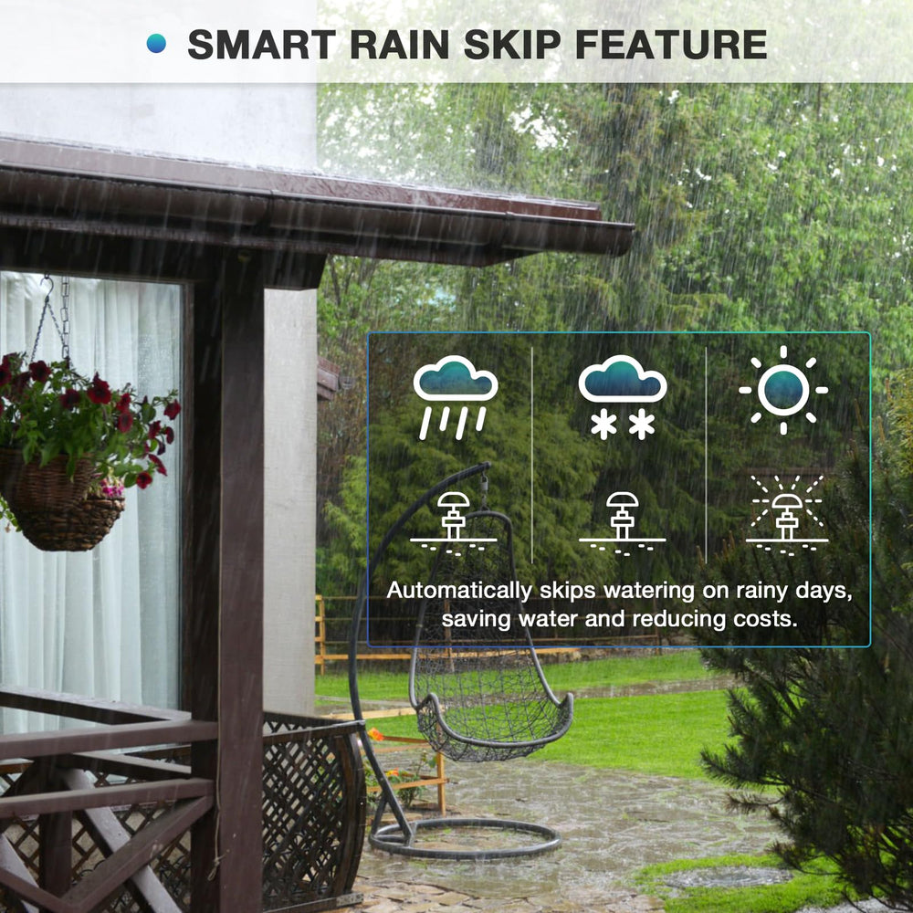 Pihode app schedule screen on phone enabling remote zone control