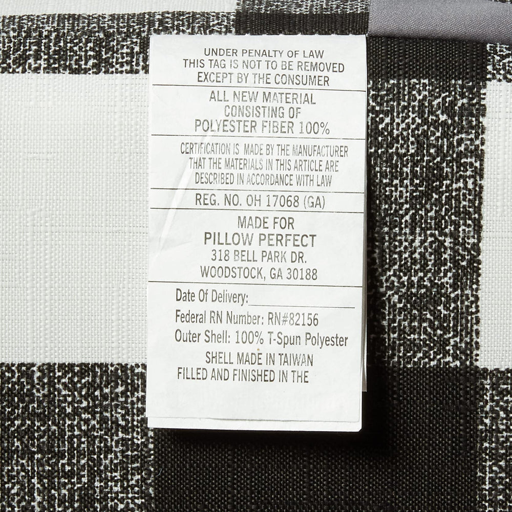Pillow Perfect cushion beside ruler for size comparison showing accurate 45 by 18-inch fit