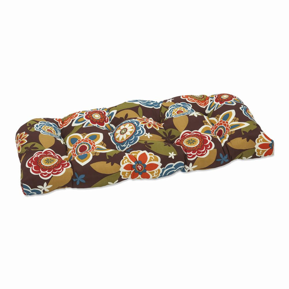 Pillow Perfect Annie front view showing full floral cushion and color contrast benefit