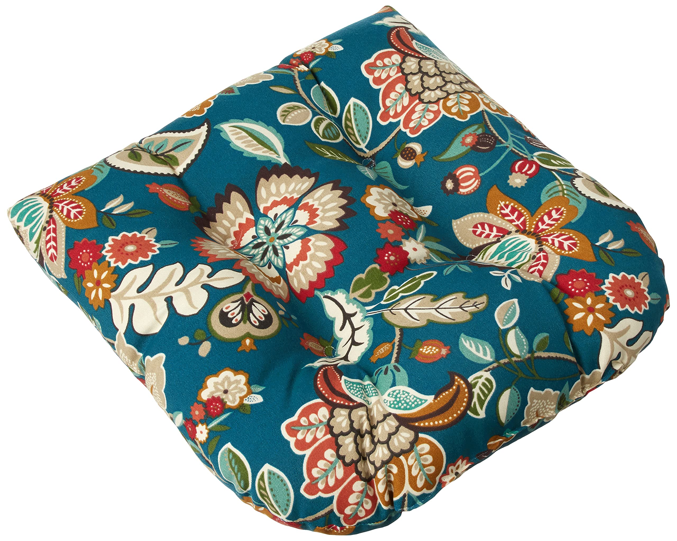 Pillow Perfect close-up of tufting and fabric texture highlighting durable weave and plush fill