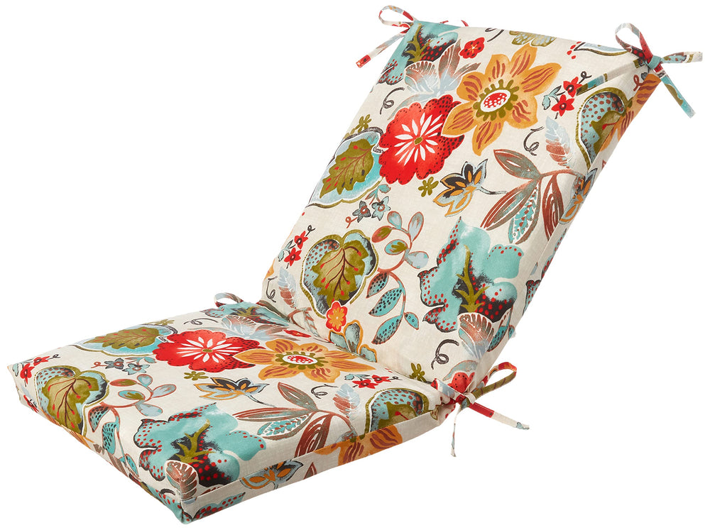 Pillow Perfect front view showing floral cushion and tidy square corners for style