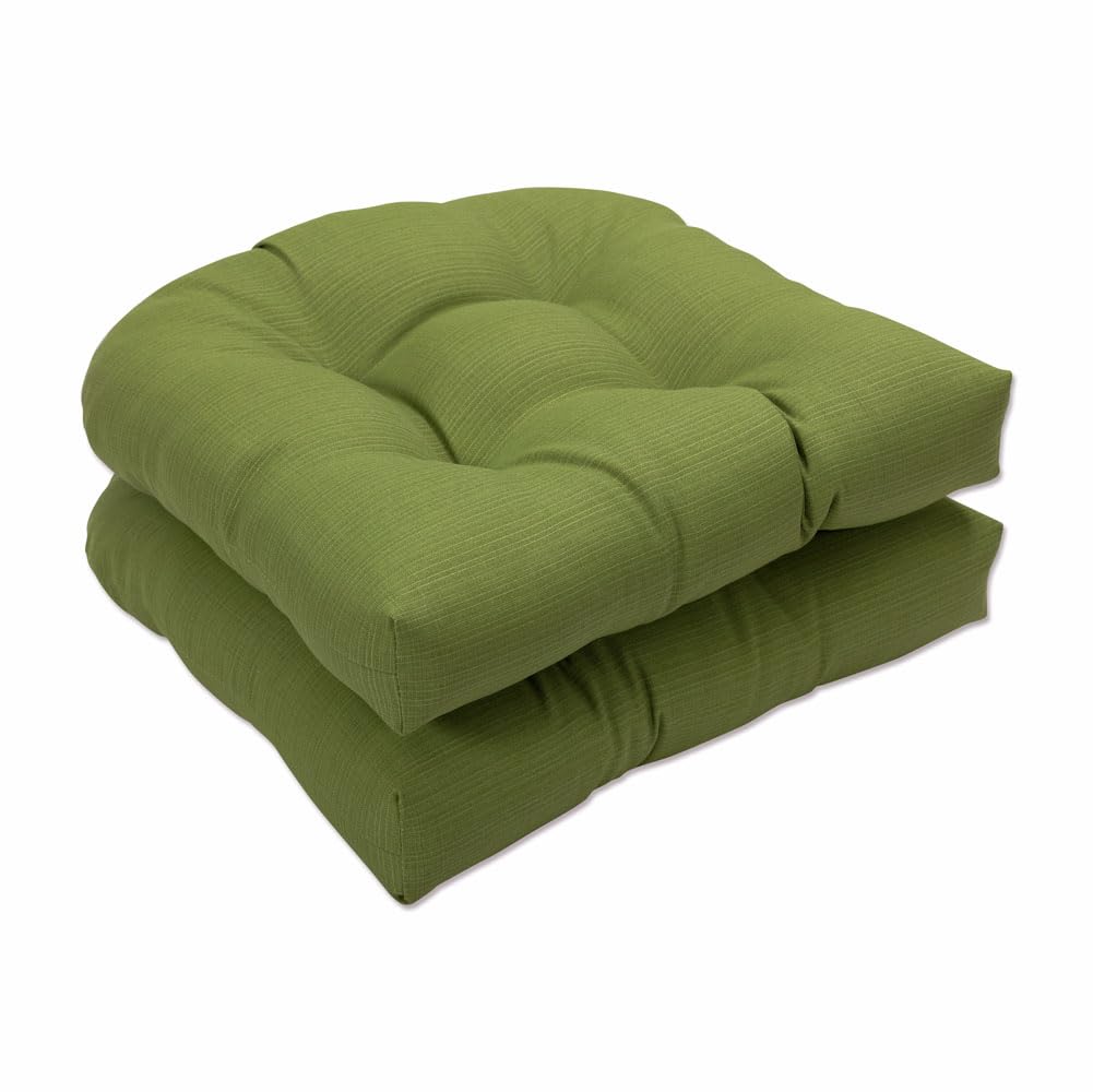 Pillow Perfect Forsyth front view showing green two-pack and comfortable look