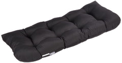 Pillow Perfect Fresco Black close-up tuft detail showing durable texture