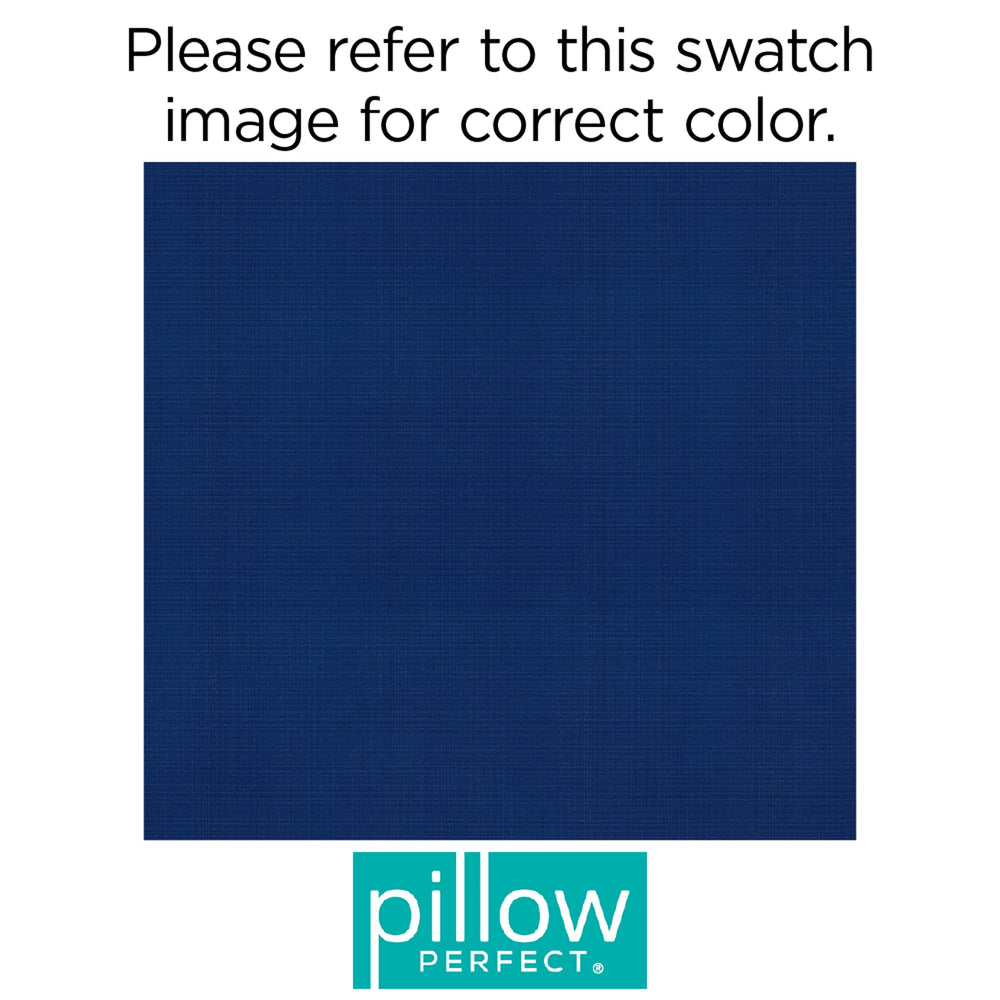 Pillow Perfect on wicker chair demonstrating outdoor-ready comfort and style