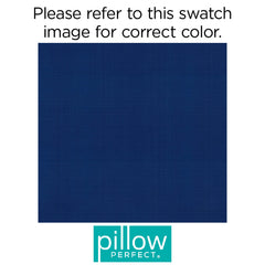 Pillow Perfect on wicker chair demonstrating outdoor-ready comfort and style