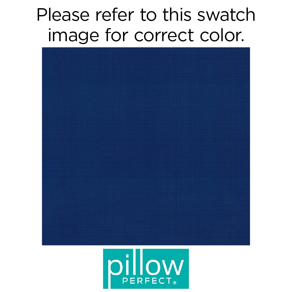 Pillow Perfect cushions on patio chair showing enhanced seating comfort benefit
