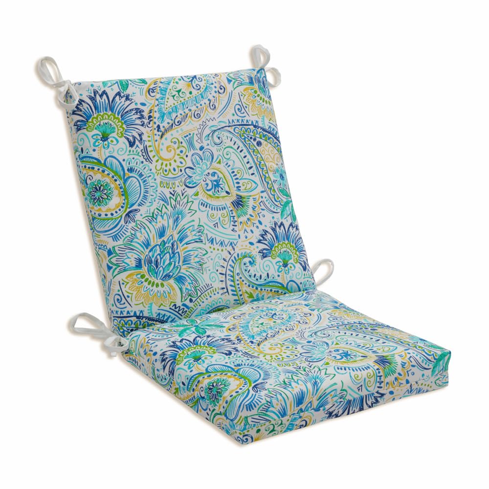 Pillow Perfect Gilford front view showing paisley pattern and vibrant colors for style