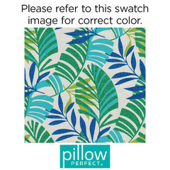 Pillow Perfect Islamorada on poolside chaise demonstrating secure ties and comfy recycled fill for relaxed lounging