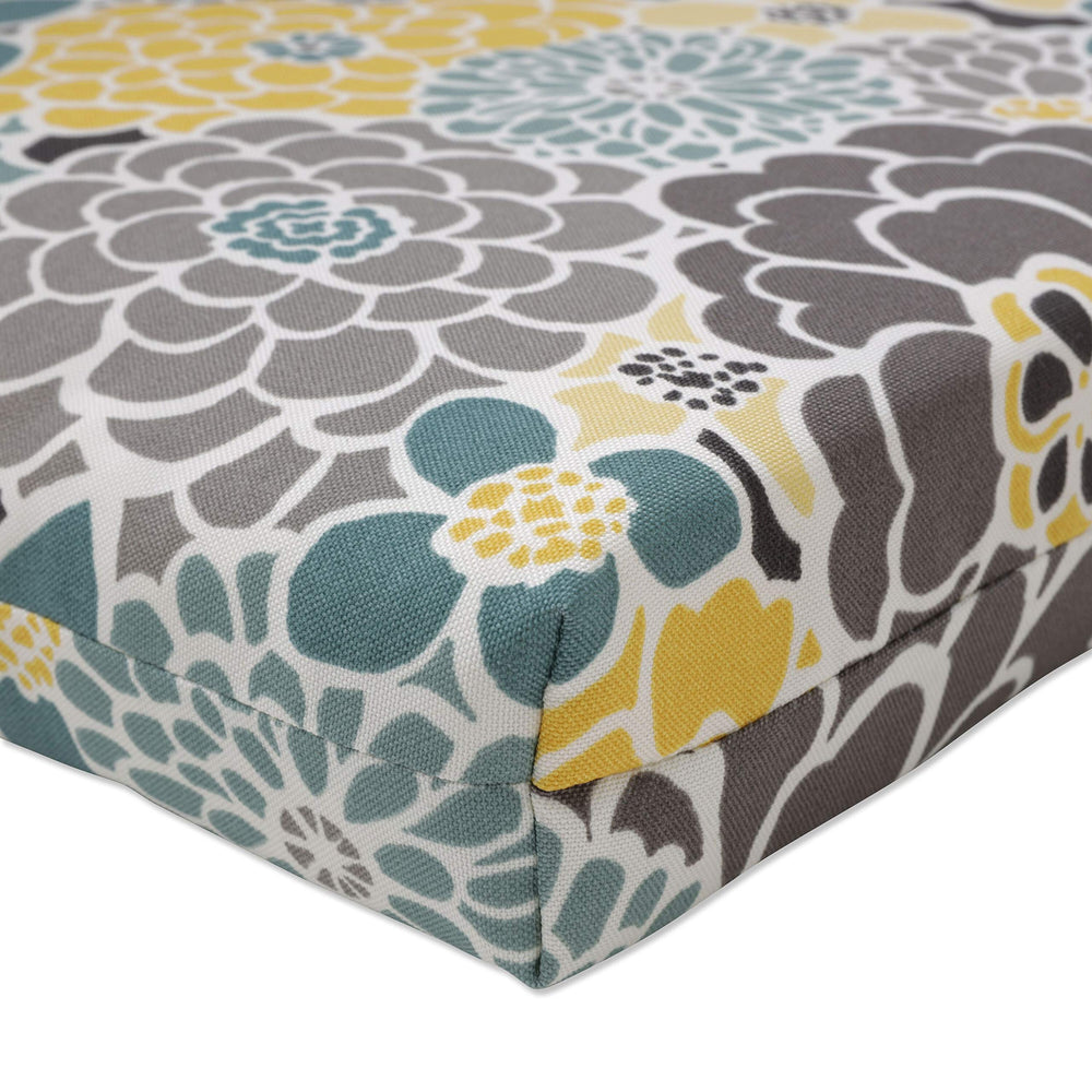 Pillow Perfect seat detail with reinforced 14-inch ties visible, secures cushion in place
