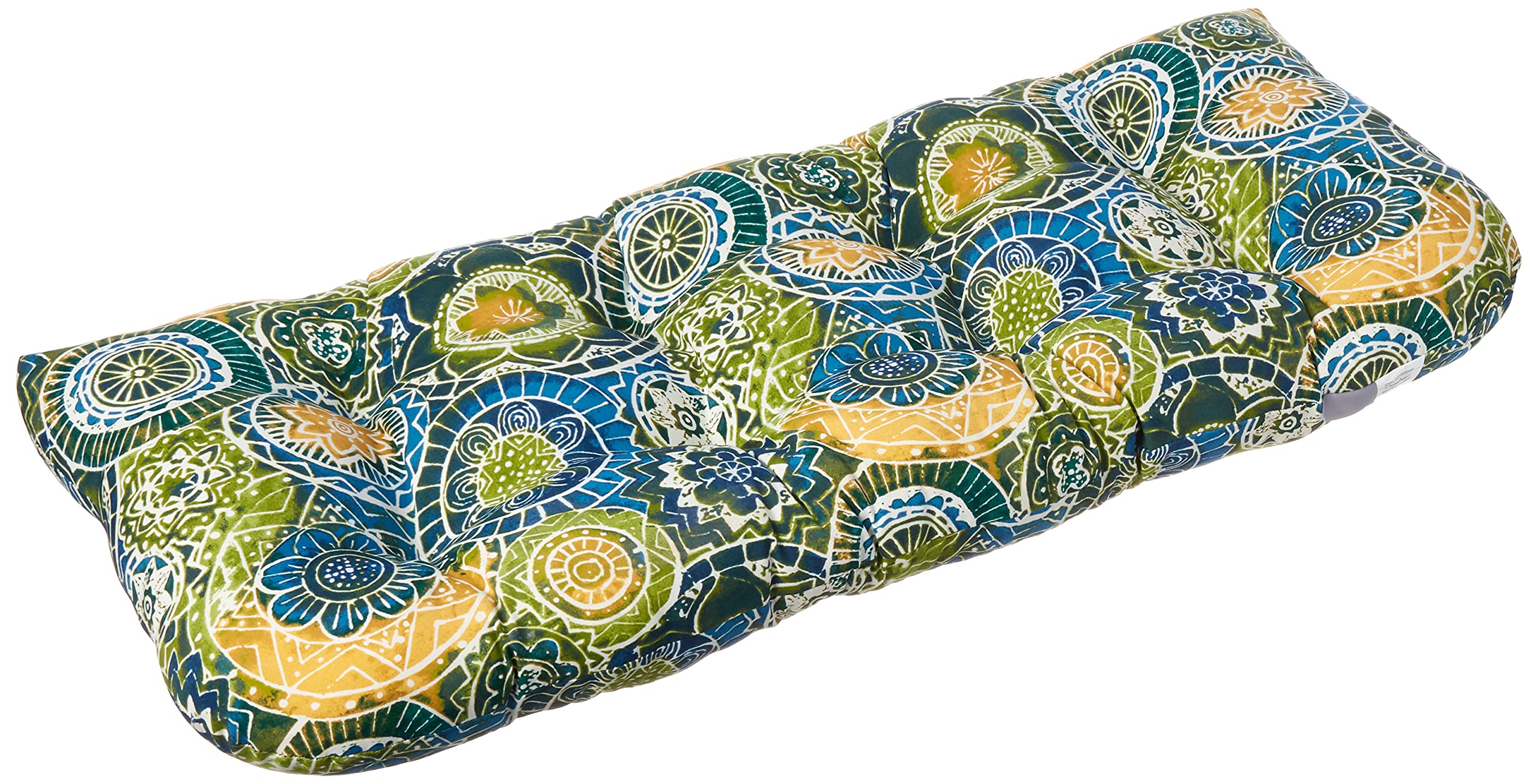 Pillow Perfect close-up tuft detail highlighting fabric texture and durable sewn seams
