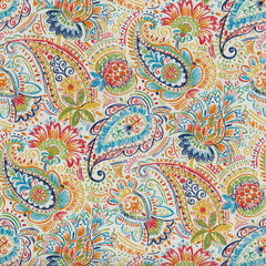 Pillow Perfect close-up of fabric texture and print, durable outdoor protection
