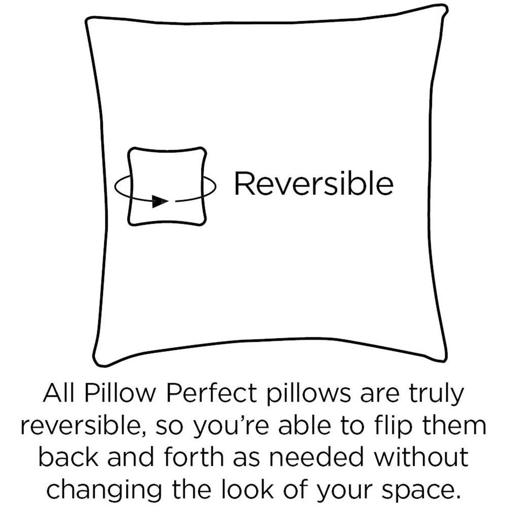 Pillow Perfect outdoor patio setup showing cushions adding contrast and durable comfort