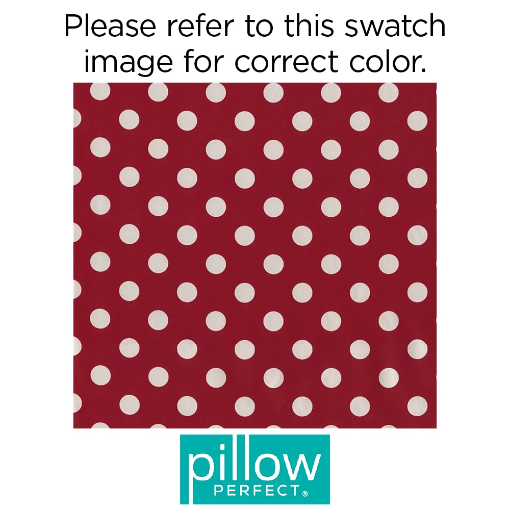 Pillow Perfect close-up of tuft and fill showing plush polyester support and durable sewn seam for longevity