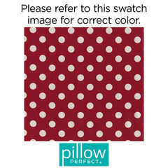 Pillow Perfect close-up of tuft and fill showing plush polyester support and durable sewn seam for longevity