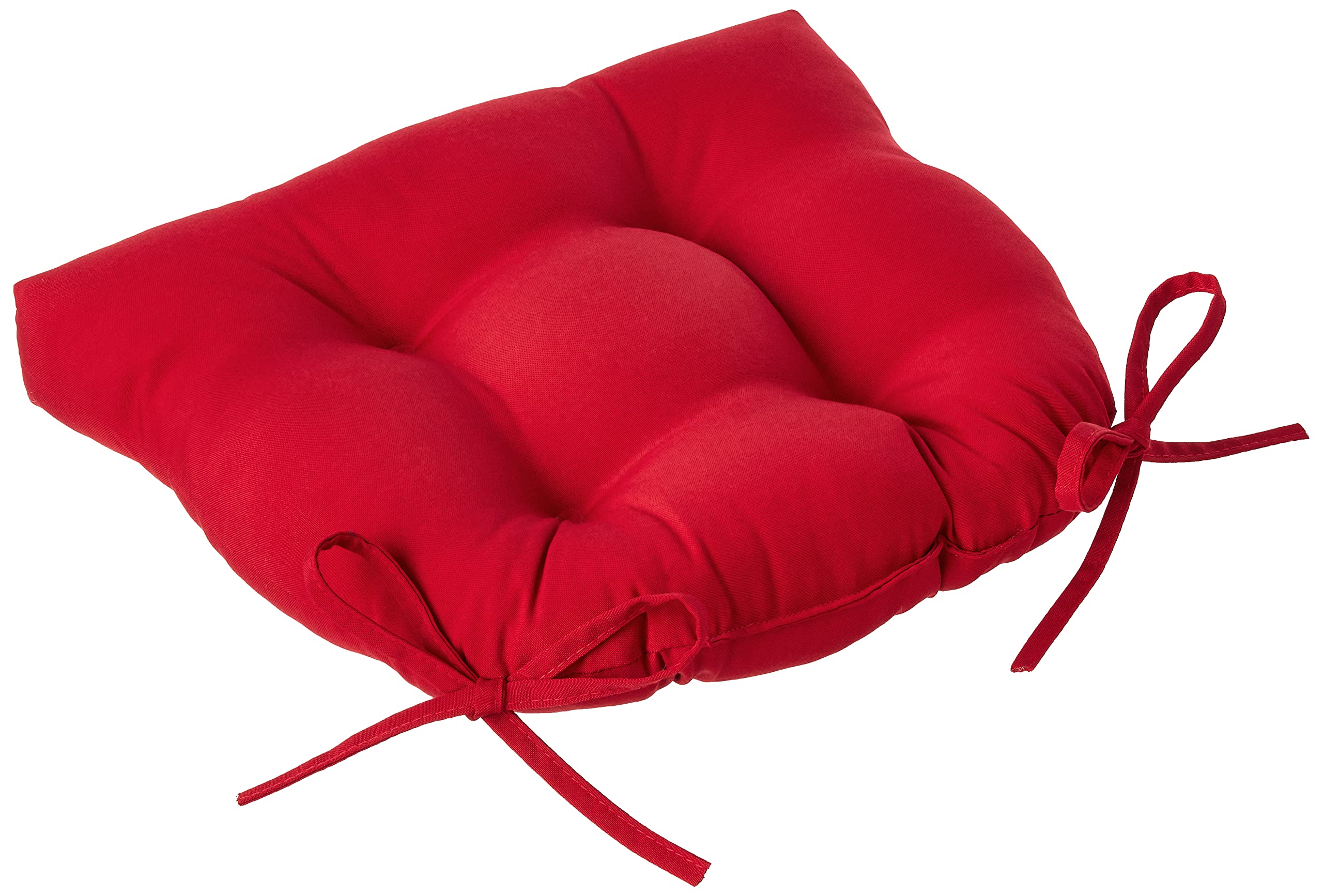 Pillow Perfect detail of reinforced 14-inch ties and sewn seams for secure attachment