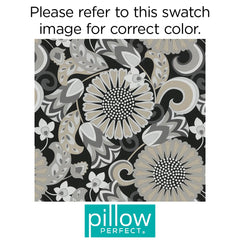 Pillow Perfect Sophia close-up of tie and sewn seam closure for secure, durable use