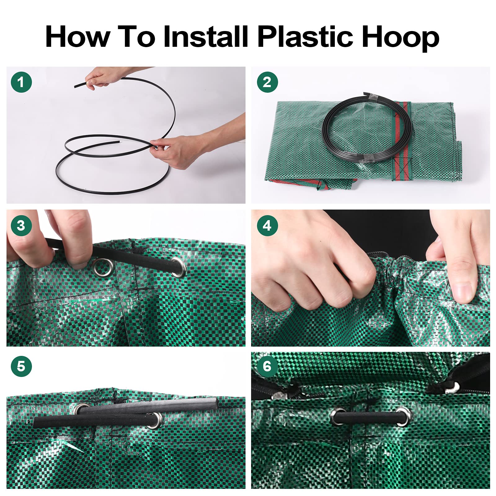 Pilntons open bag with plastic ring standing upright for easy hands-free filling benefit