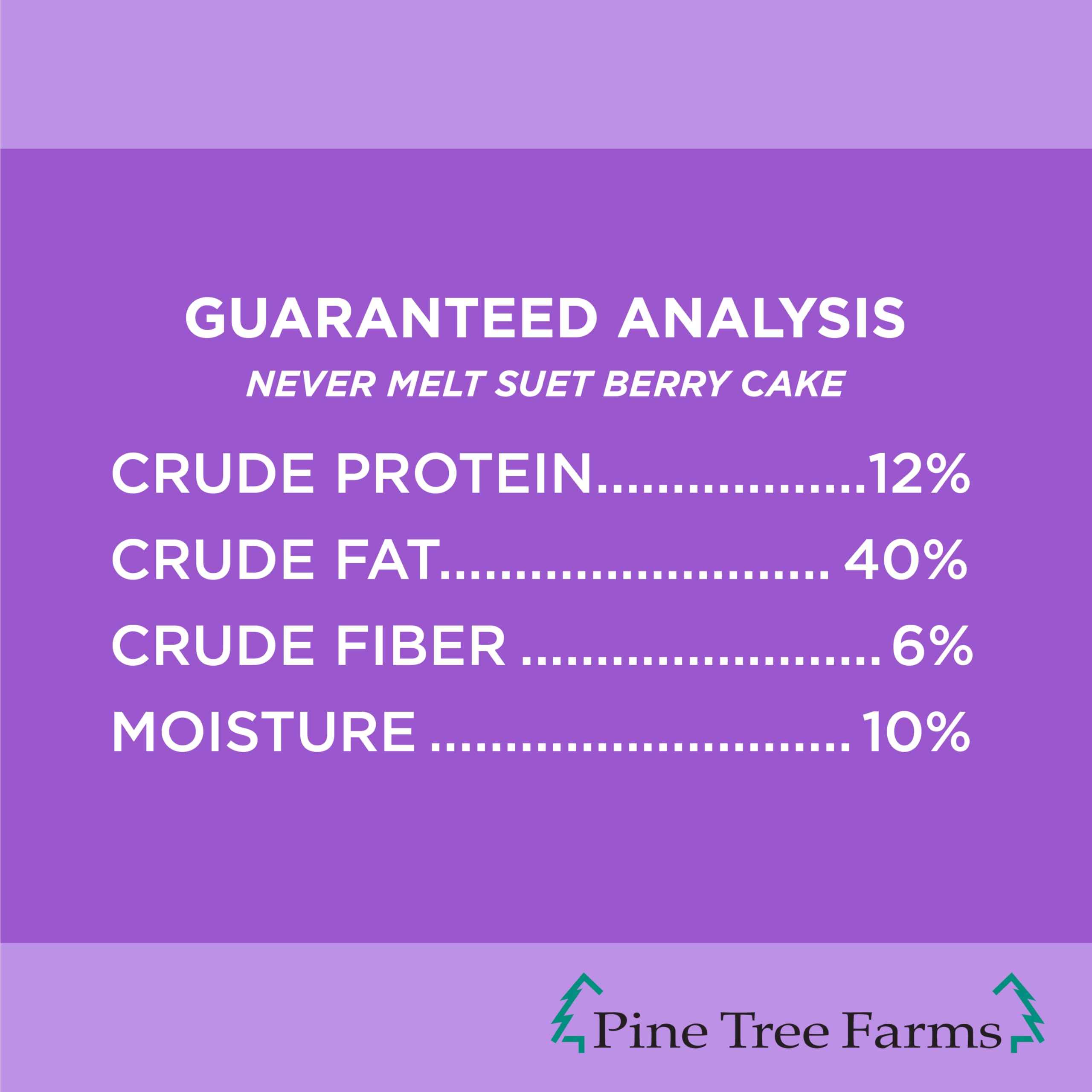 Pine Tree Farms ingredient label close-up showing peanuts and blueberry flavor