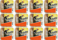 Pine Tree Farms close-up of suet cake texture highlighting seeds and nuts that attract birds