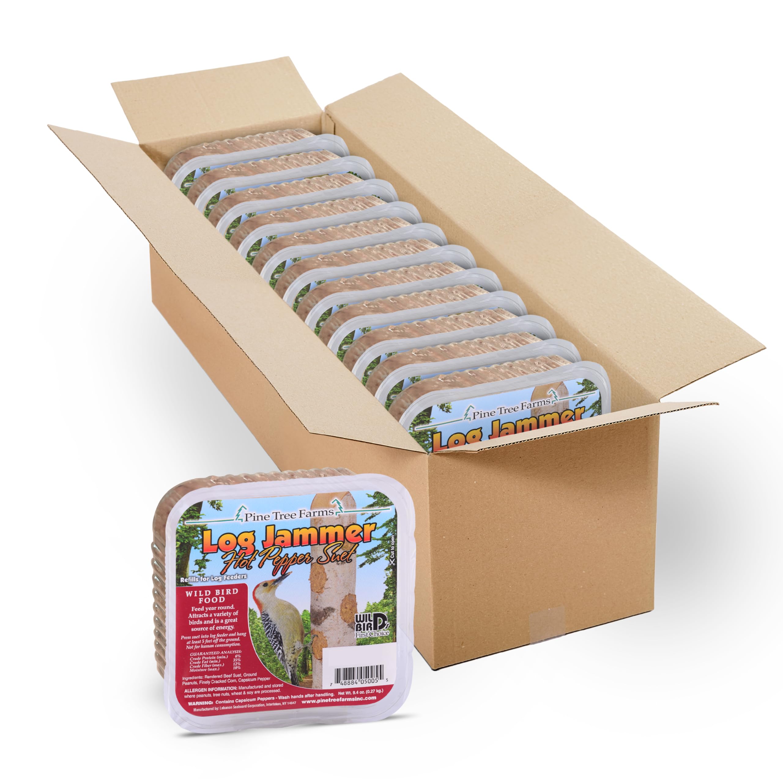 Pine Tree Farms front packaging showing product and pack size for easy identification