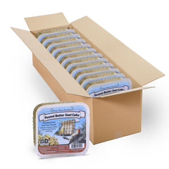 Pine Tree Farms front packaging showing 12 oz suet cake, clear product view and benefits