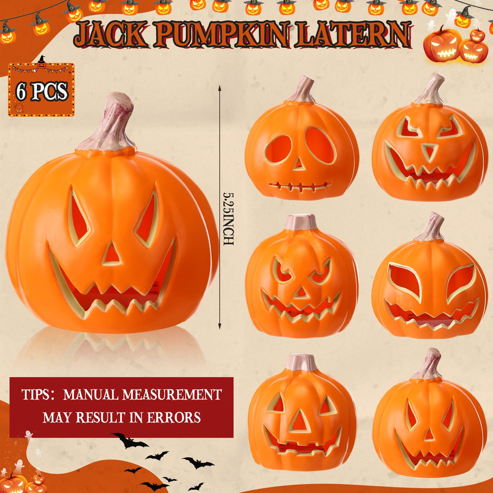 pinkunn close-up of pumpkin face detail highlighting textured PP plastic and festive cutouts