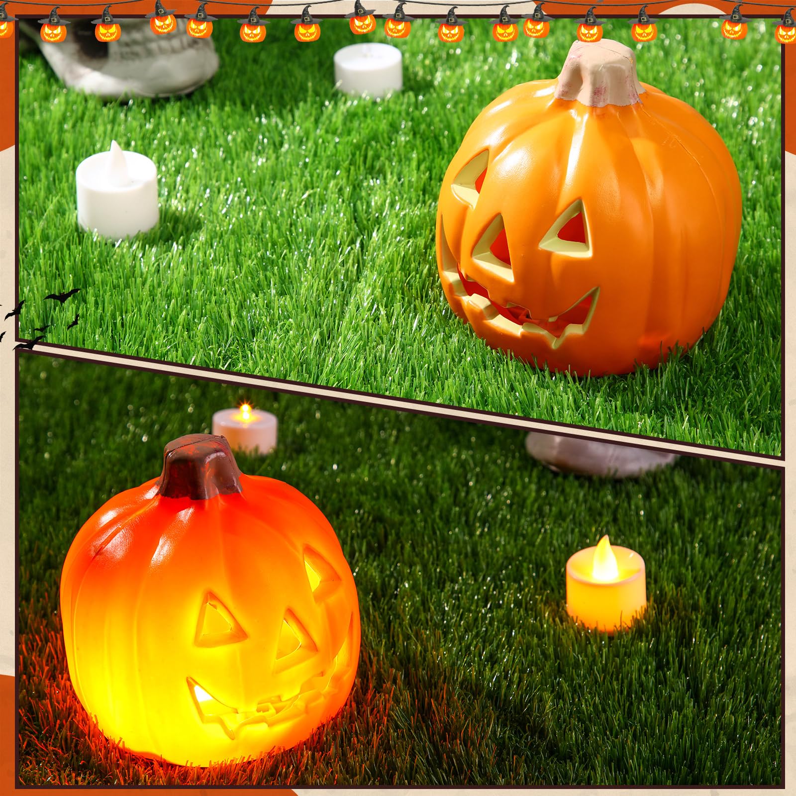 pinkunn pumpkin beside coffee mug showing 5.25-inch size for scale and versatile placement