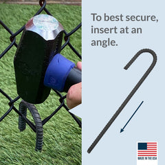 Pinnacle Mercantile J-hook detail holding rope securely for stable anchoring