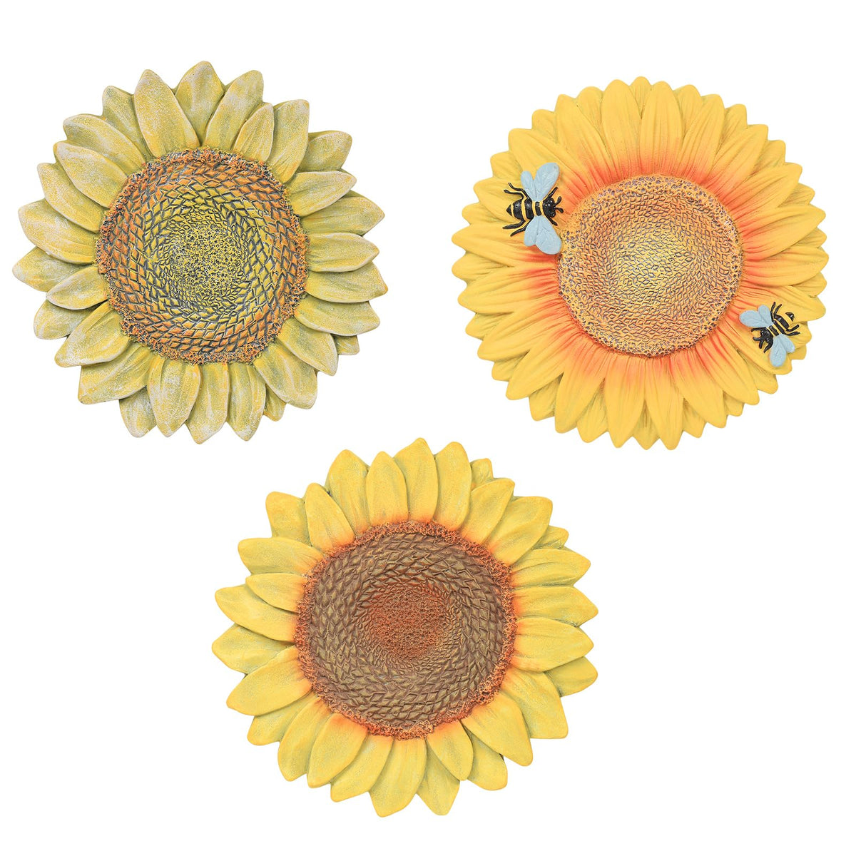 PINPON front view showing sunflower shape and bright color benefit curb appeal