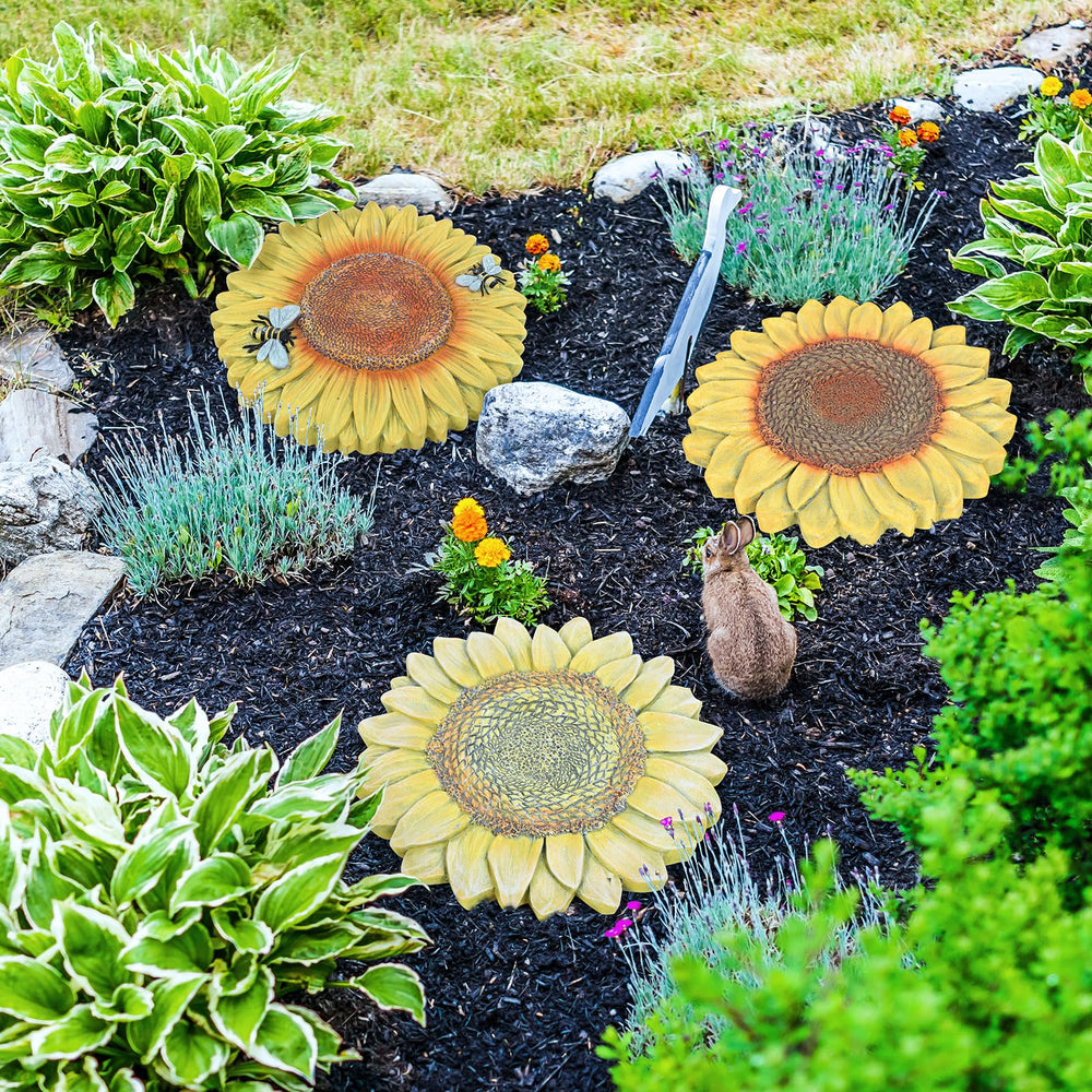 PINPON placed in a garden path adding visual interest and pathway function
