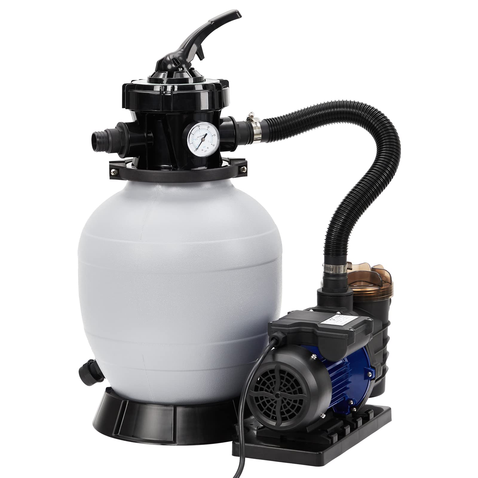PioneerWorks front packaging view showing pump and filter benefits