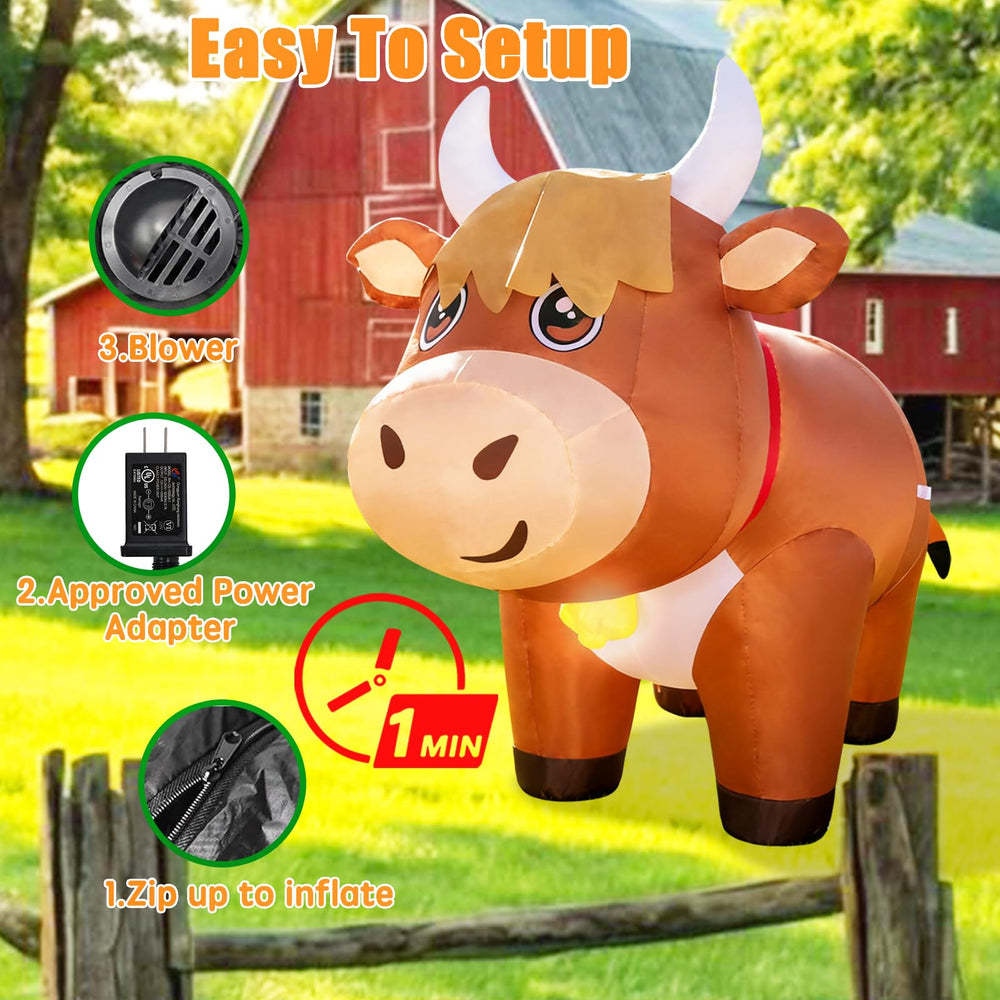 PIPIMOUSE inflatable with blower attached for quick plug-and-play inflation