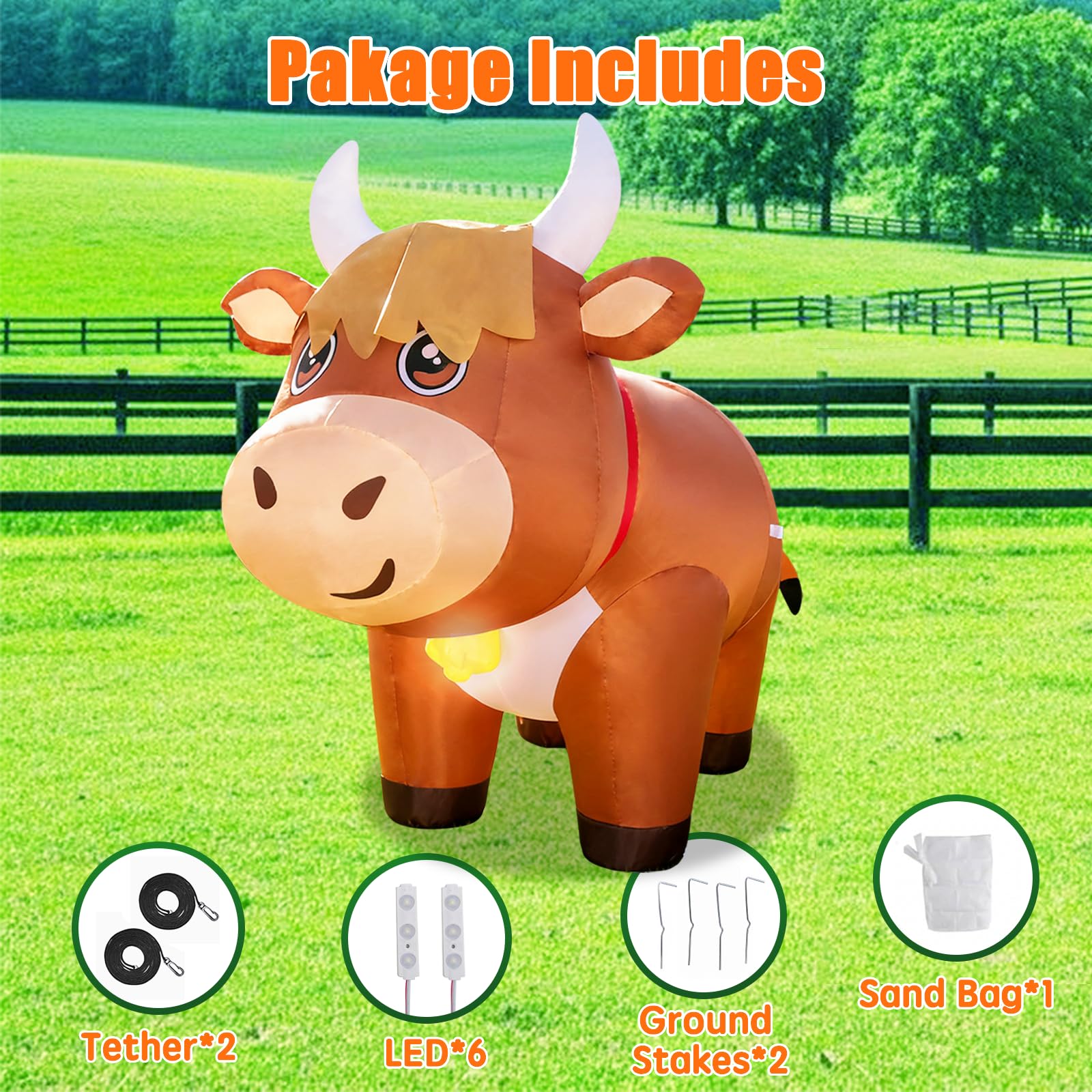 PIPIMOUSE staked inflatable anchored to ground for secure outdoor use