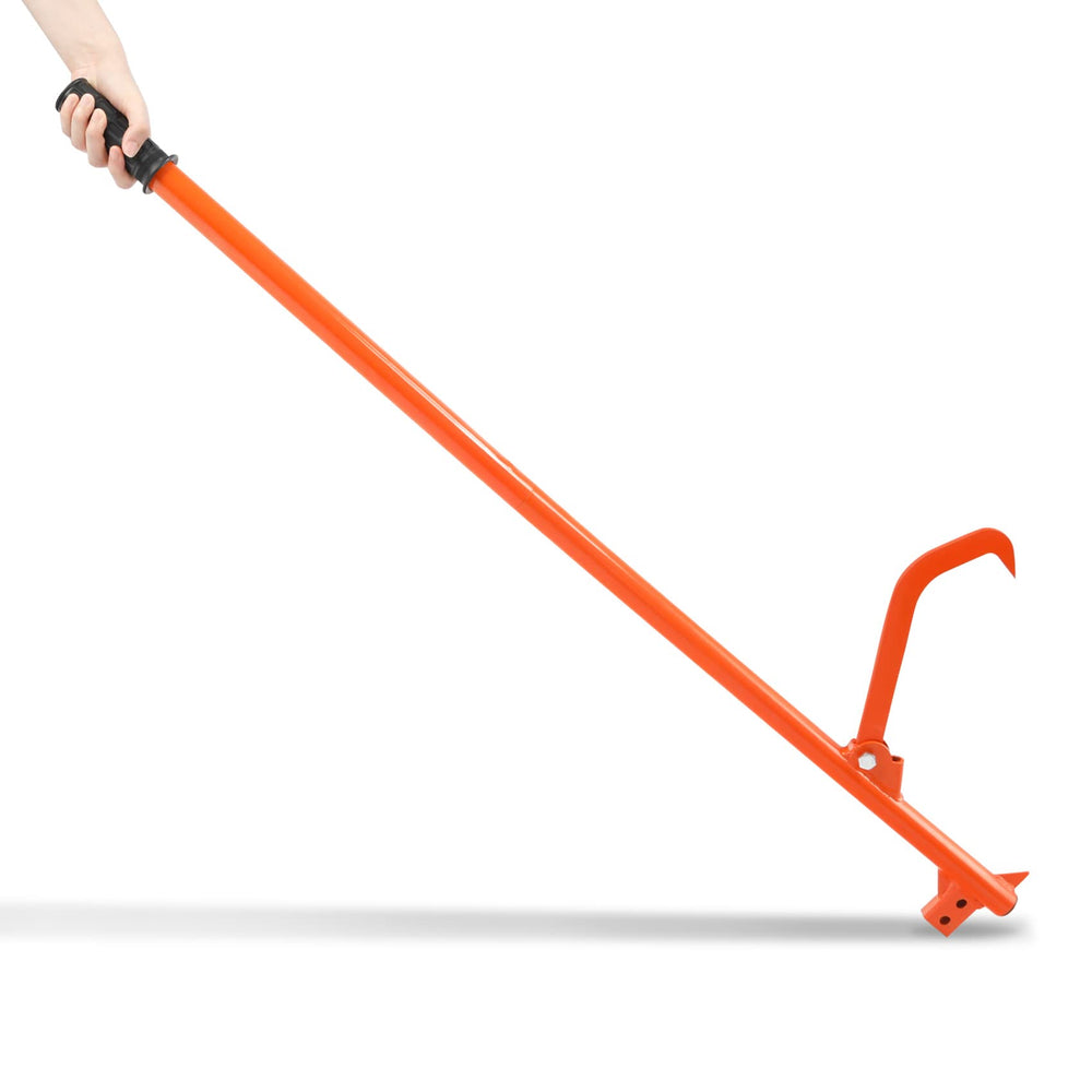 PIRIPARA Timberjack orange powder-coated finish showing rust resistance