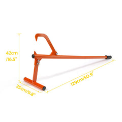 PIRIPARA Timberjack removable stand attached showing stable cutting support