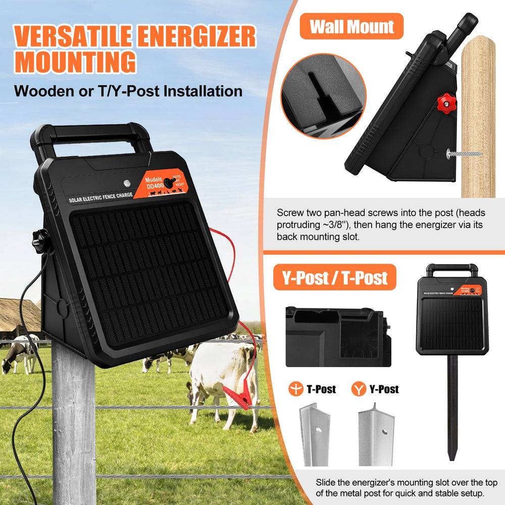 Pirjeco next to a hand for scale demonstrating compact, ultra-portable energizer convenience