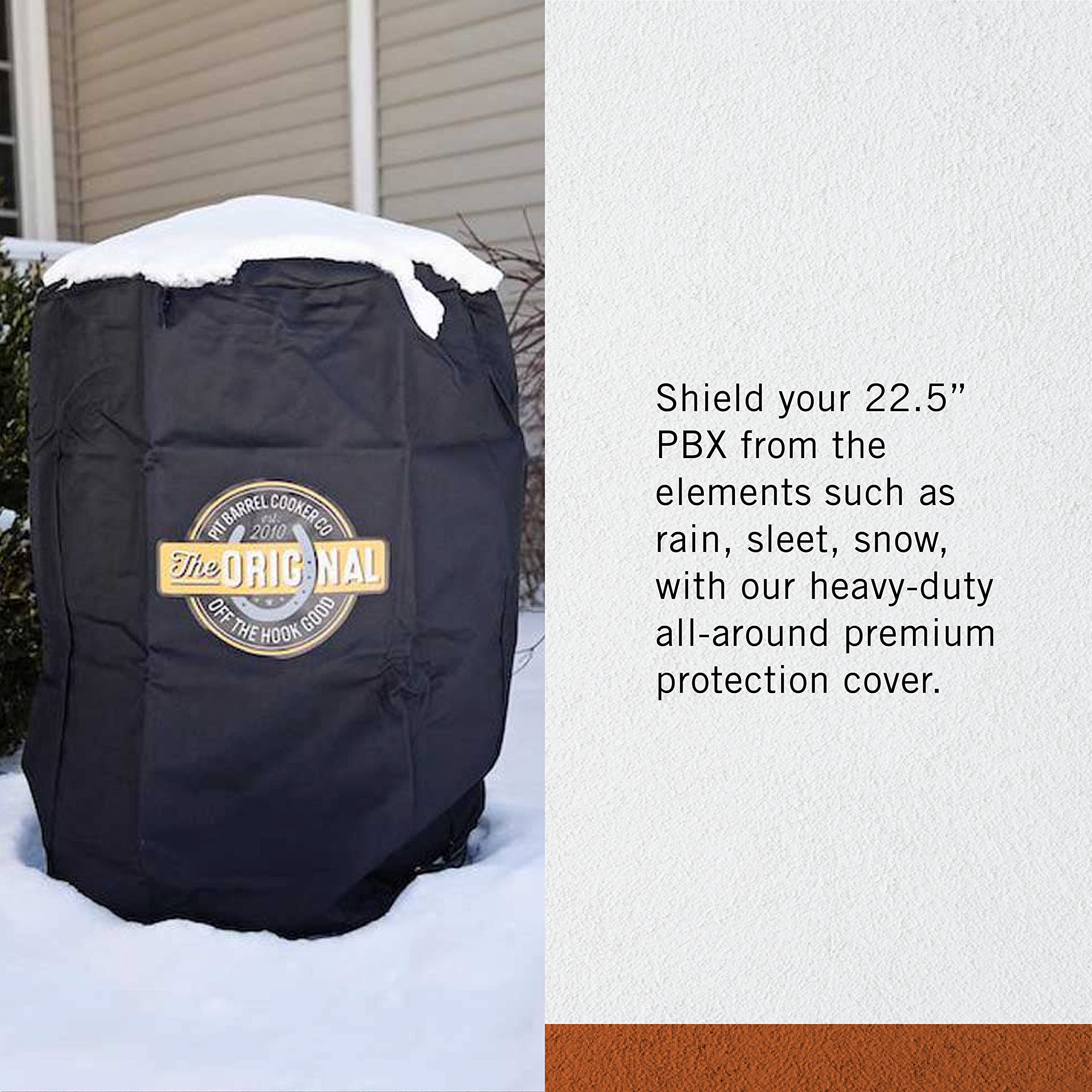 Pit Barrel fabric close-up highlighting thick texture for long-lasting protection