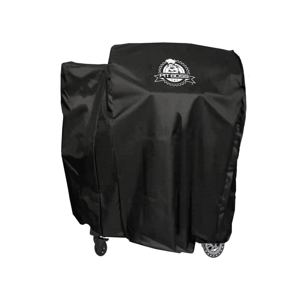 Pit Boss 1600 cover front view showing weatherproof protection