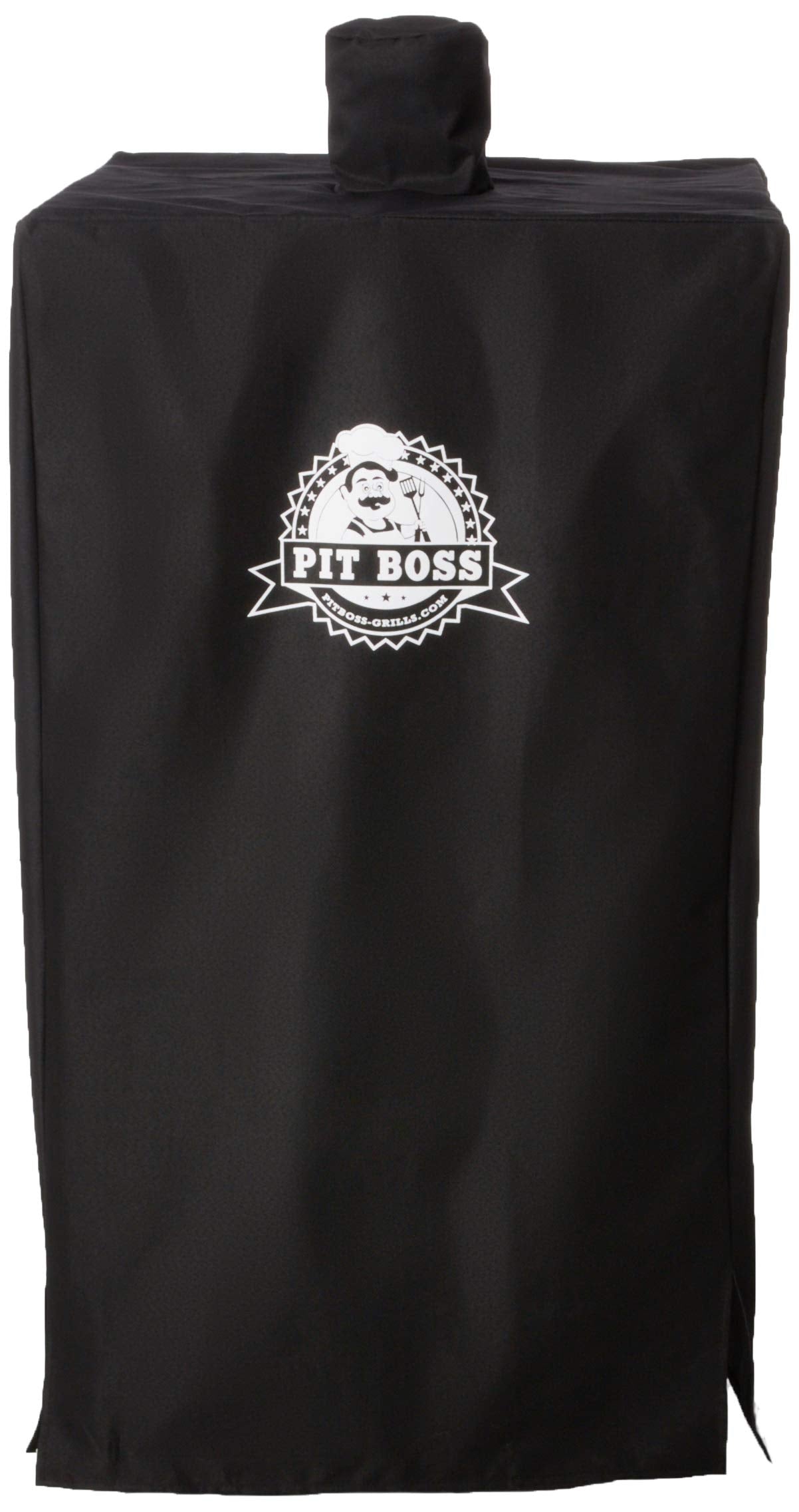 Pit Boss fabric close-up showing PVC-backed texture for weather resistance